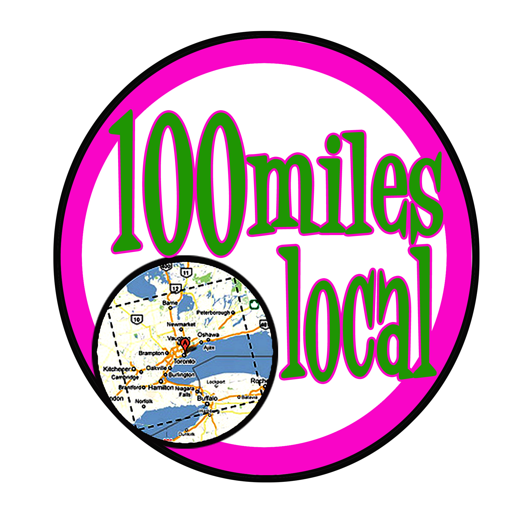 Logo for 100 mile local